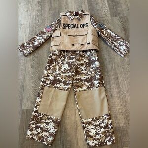 Boys Size 7 SWAT Halloween Costume